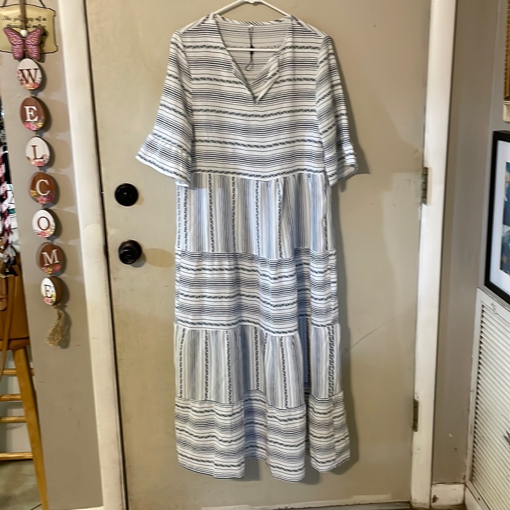 Floor length summer dress
